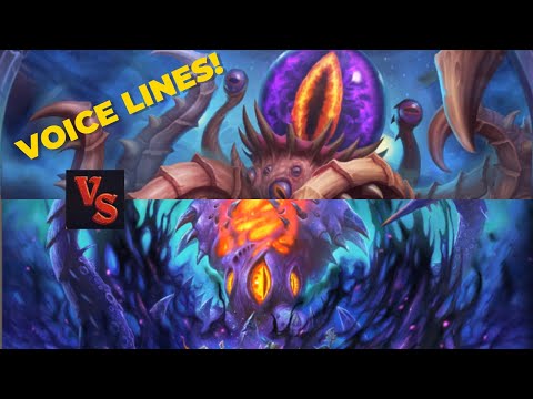Old god vs Old god Voice lines!