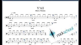 Y&#39;All Rockschool Grade 2 Drums