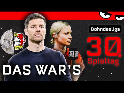 LEVERKUSEN schenkt den BAYERN den Meistertitel! | Bohndesliga 30. Spieltag 2024/25
