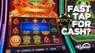 I am very impatient so I fast tap to make quick cash and it works!