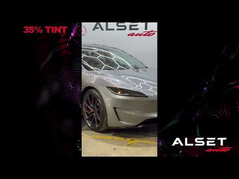 What 35 tint looks like - Xpel Prime XR Plus 35 - rear windows - Alset Auto