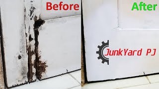 Simple way to repair a water damaged wooden door