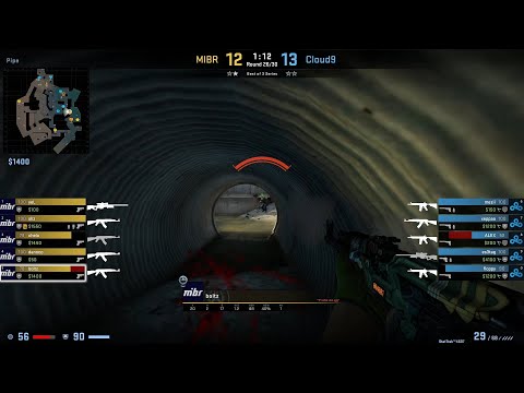 CS:GO POV Demo MIBR boltz (28/20) vs Cloud9 (de_overpass)
