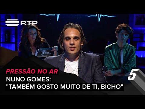 Pressão no Ar - Nuno Gomes: "Também gosto muito de ti, Bicho" | 5 Para a Meia-Noite | RTP