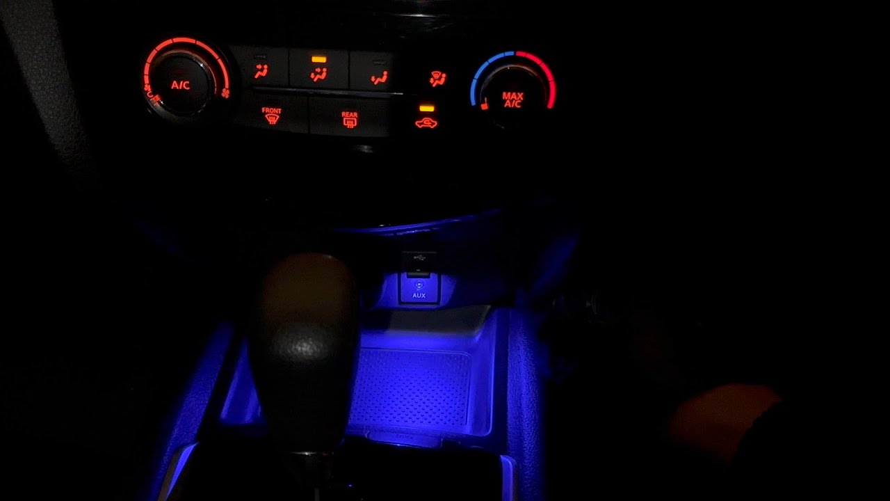 Mini RGB LED USB Car Interior Light