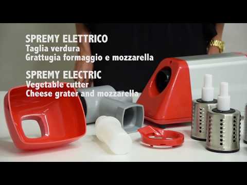 Montaggio della Grattugia Formaggio New O.M.R.A. Spremy Elettrico Taglia Verdura