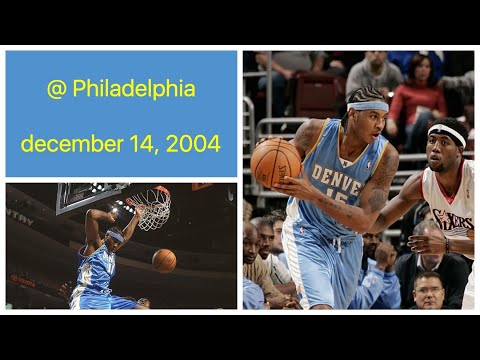 Carmelo Anthony 29 pts @ Philadelphia 76ers (december 14, 2004)