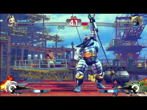 SSF4 Rank Match  Q Lee0914 (IB)  vs  WINDOW211 (ZA)