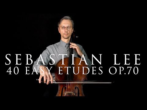 Sebastian Lee, Etude No 20 from 40 Easy Etudes for Cello, Op.70