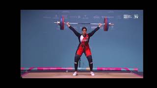 رحمة احمد تحطم الرقم القياسي الإفريقي للشباب للبطلة في وزن أقل من 86 كجم بدورة التضامن الإسلامي