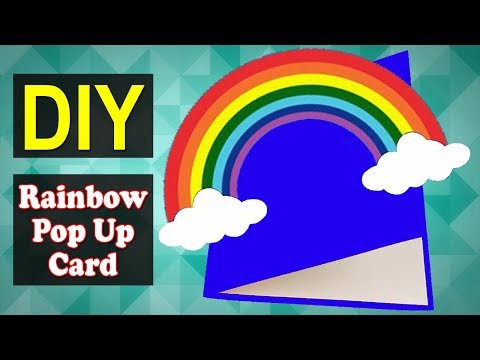 How to Make 3D Card | Easy DIY Rainbow Pop Up Card | Why Crafts