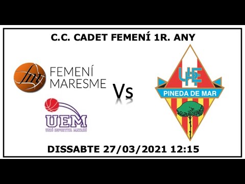 Femení Maresme - UEM vs UER Pineda