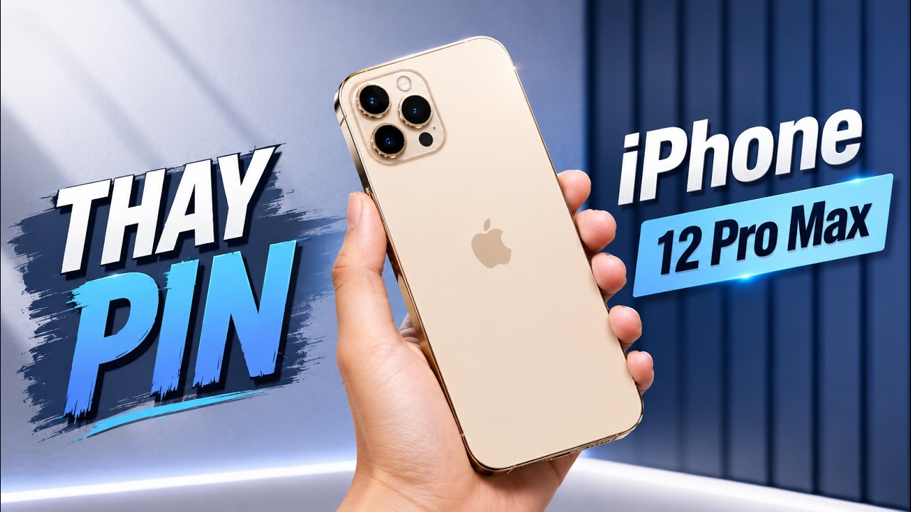 Video Thay pin iPhone 12 Pro Max