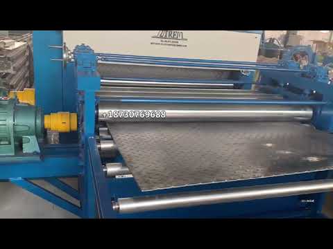 Checker Plate Embossing Machine