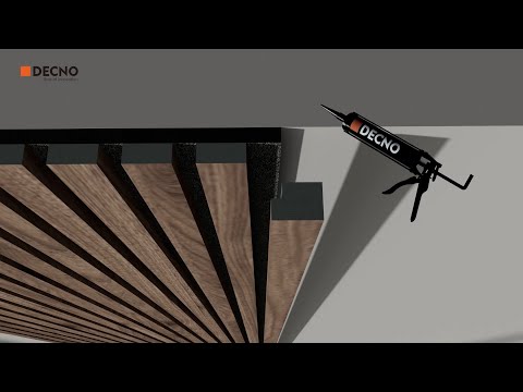 How To Install Acoustic Slat Wall Panel? DECNO