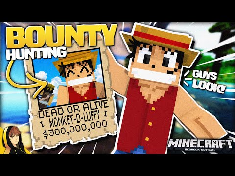 BOUNTY HUNTING in this "NEW" ONE PIECE ADDON!?? | Minecraft [Bedrock Edition]