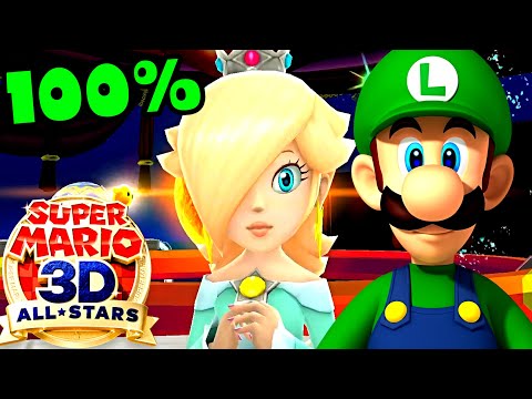 Super Mario 3D Allstars ~ Super Luigi Galaxy 100% Walkthrough Intro #1