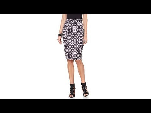 Wendy Williams Scuba Pencil Skirt