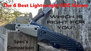 The 4 Beat Lightweight EDC Knives: Specs Comparison