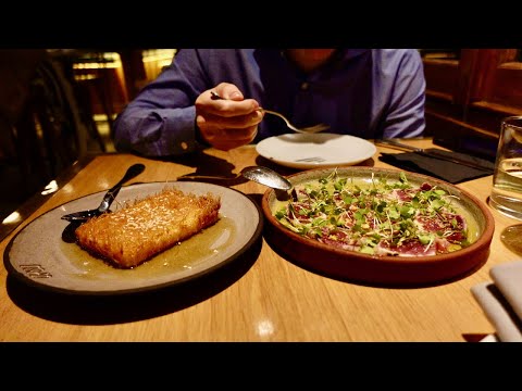 Opso: 人均100镑现代希腊餐吃到了啥？天使的头发？What did we eat in a modern Greek restaurant?