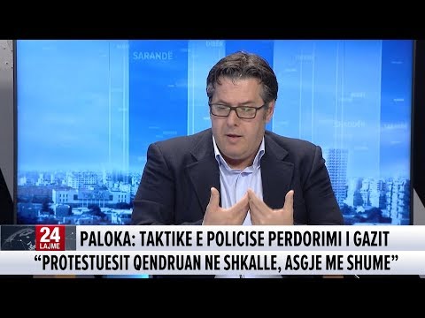 Paloka pas protestës në News24: Taktikë e Policisë përdorimi i gazit