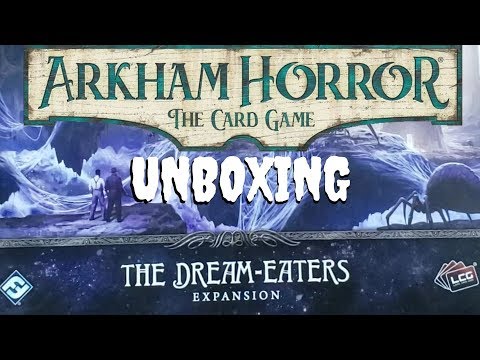 Arkham Horror LCG The Dream-Eaters Core set Unboxing