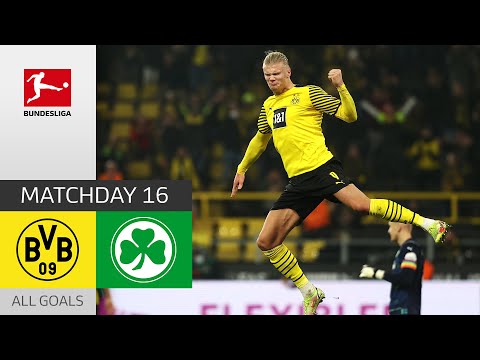 Haaland Again with a Brace! | Borussia Dortmund - Greuther Fürth 3-0 | All Goals | Matchday 16