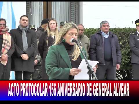 ACTO PROTOCOLAR 156 ANIVERSARIO DE GENERAL ALVEAR