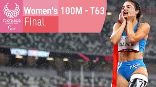 Womens 100M - T63  Final  Athletics  Tokyo 2020 Pa