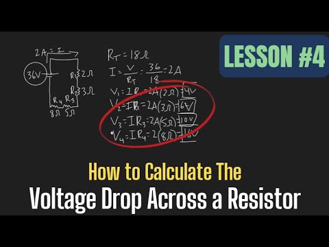 How to Calculate the Voltage Drop Across a Resistor