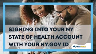 Signing Into Your NYSOH Account With Your NY.gov ID