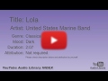 Lola United States Marine Band Classical Dark YouTube Audio Library BGM