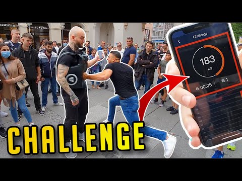 LIVING BOXING MACHINE Challenge... one goes KNOCKOUT?! Police storm the video in MUNICH! RINGLIFE