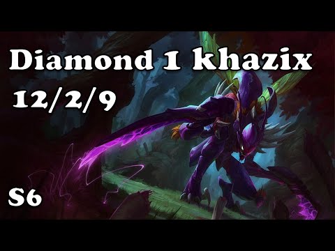 32: Diamond 1 khazix - Kha'Zix Jungle VS Sejuani S6 Master Ranked NA League of legends