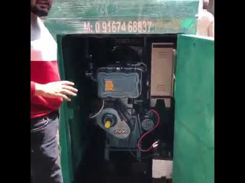 Single and three phase 12 kw soundproof bajaj-m diesel gener...