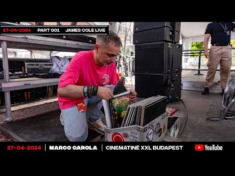 James Cole live // Cinematiné XXL Budapest with Marco Carola event // 2024-04-27