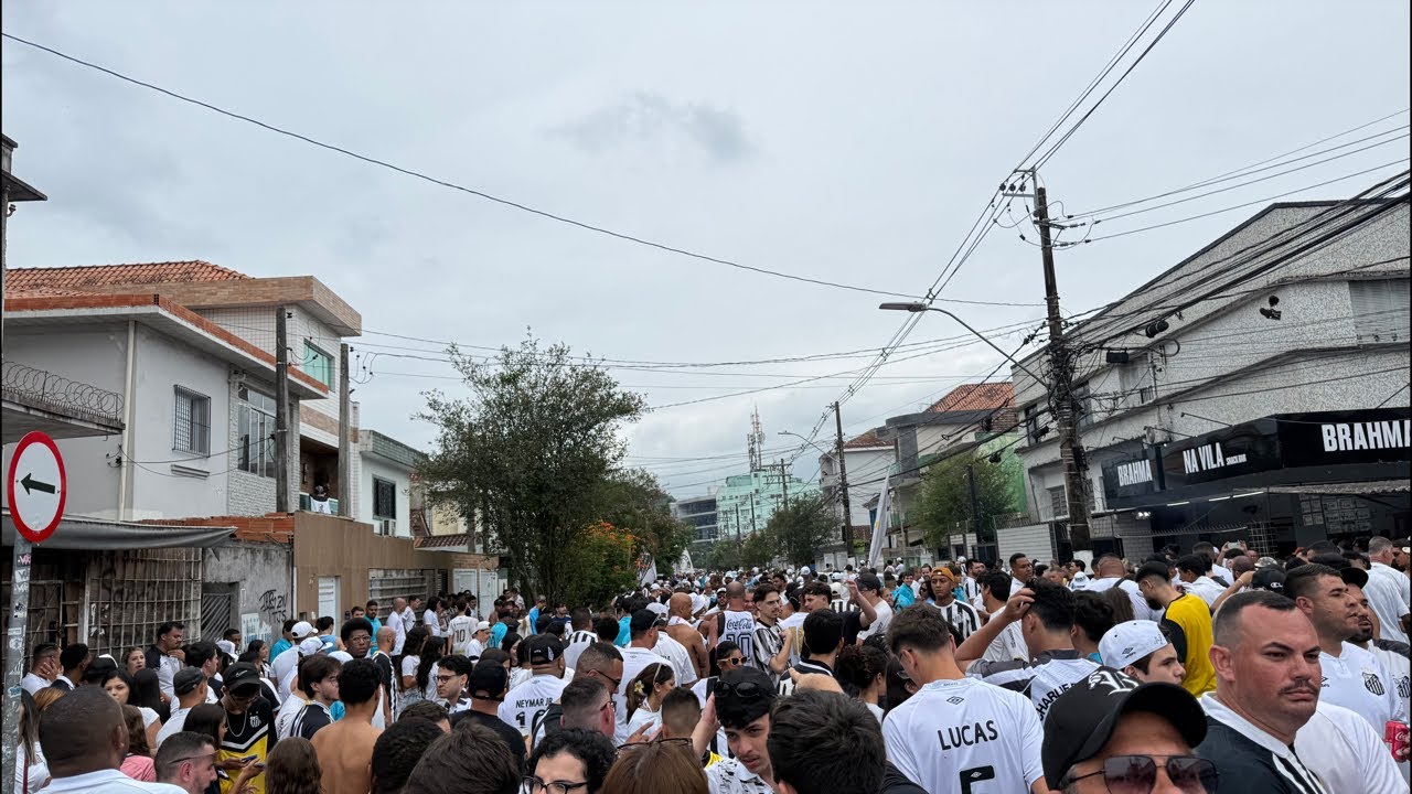 CORREDOR DE FOGO - SANTOS X CRUZEIRO