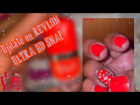 It’s Been a Few Days&My Nail Polish is Barely Chipped!💅🏾Update on New 20Free REVLON SNAP #shorts