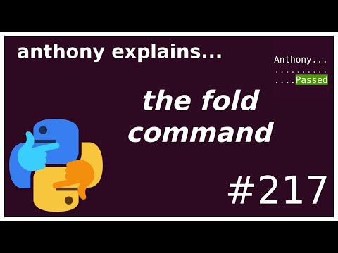 unix commands: fold (beginner) anthony explains #217