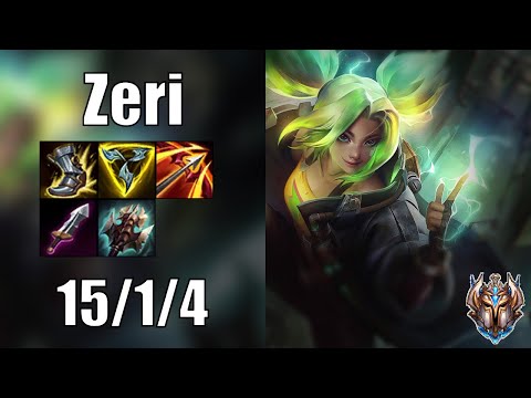 Rogue Comp Zeri vs Lucian ADC - Patch 12.5 euw1 CHALLENGER