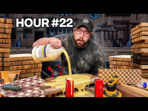 I Build as Many Cutting Boards as I Can in 24 Hours