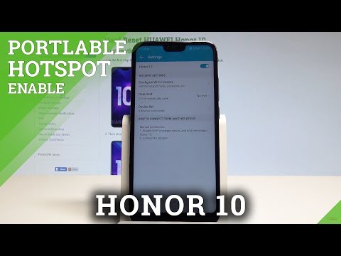 How to Enable Portable Hotspot on Honor 10 - Wi-Fi Share |HardReset.Info