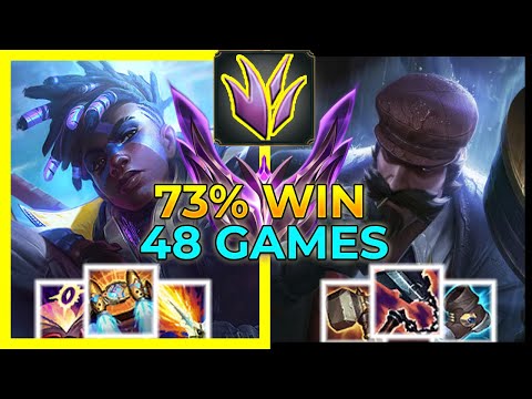 【 73 % Win Ekko 】vs Graves - JUNGLE - MASTER - League of Legends Elite Gameplay