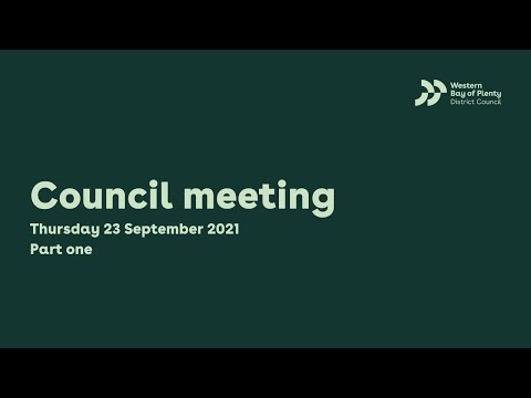 Council meeting - Thursday 23 September (part one)