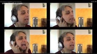 How To Sing a cover of Back in the USSR Beatles Vocal Harmony - Galeazzo Frudua