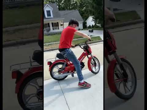 Tomos Moped Wheelie