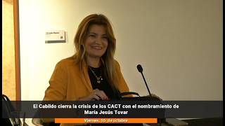 El Cabildo cierra la crisis de los CACT con el nombramiento de Mar&iacute;a Jes&uacute;s Tovar