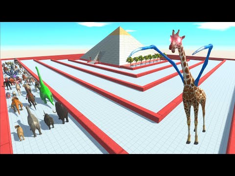 ESCAPE FROM ALIEN GIRAFFE #2 - ARBS - Animal Revolt Battle Simulator
