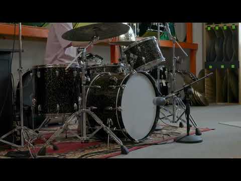 1964 Slingerland Mardi Gras Pearl Gene Krupa Deluxe Drum Set image 23