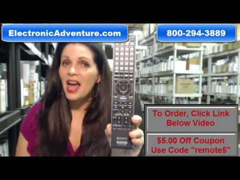 Original Sony RM-AAL013 Home Theater-Audio Remote Control (A1542907a)Coupon $5 Off